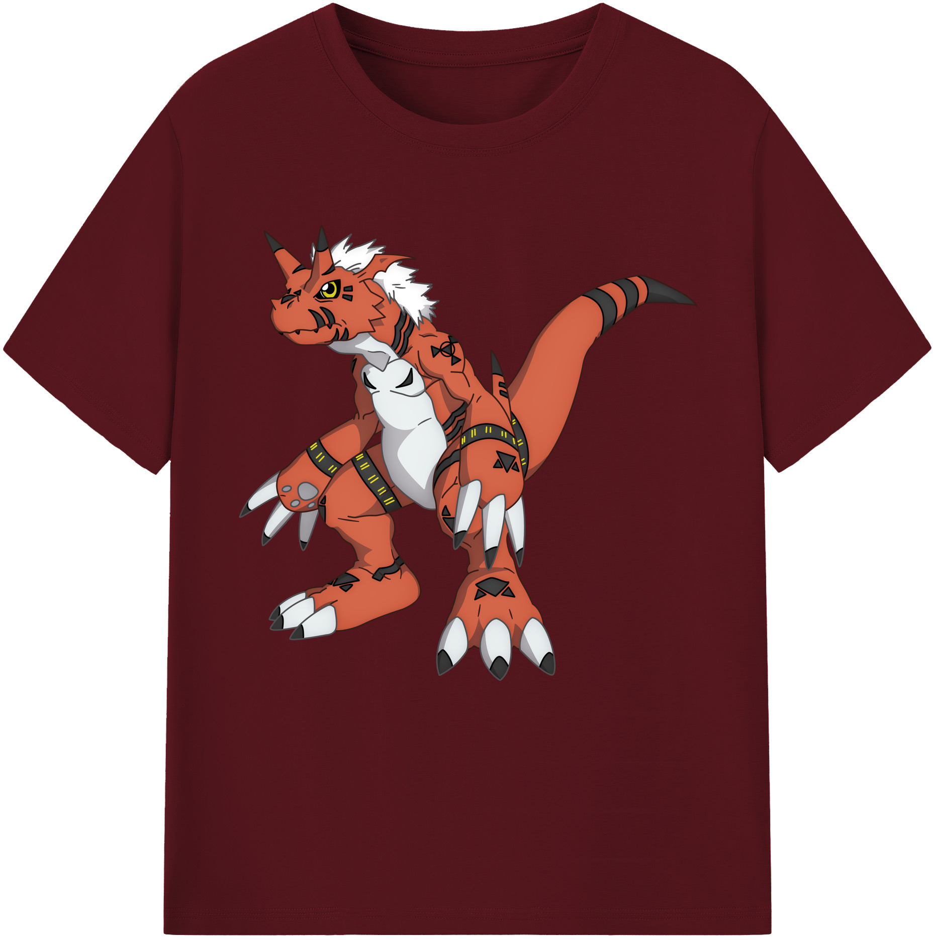 （画像用） Digimon デジタルモンスター/デジモン 綿100％半袖Tシャツ（フロントプリント）